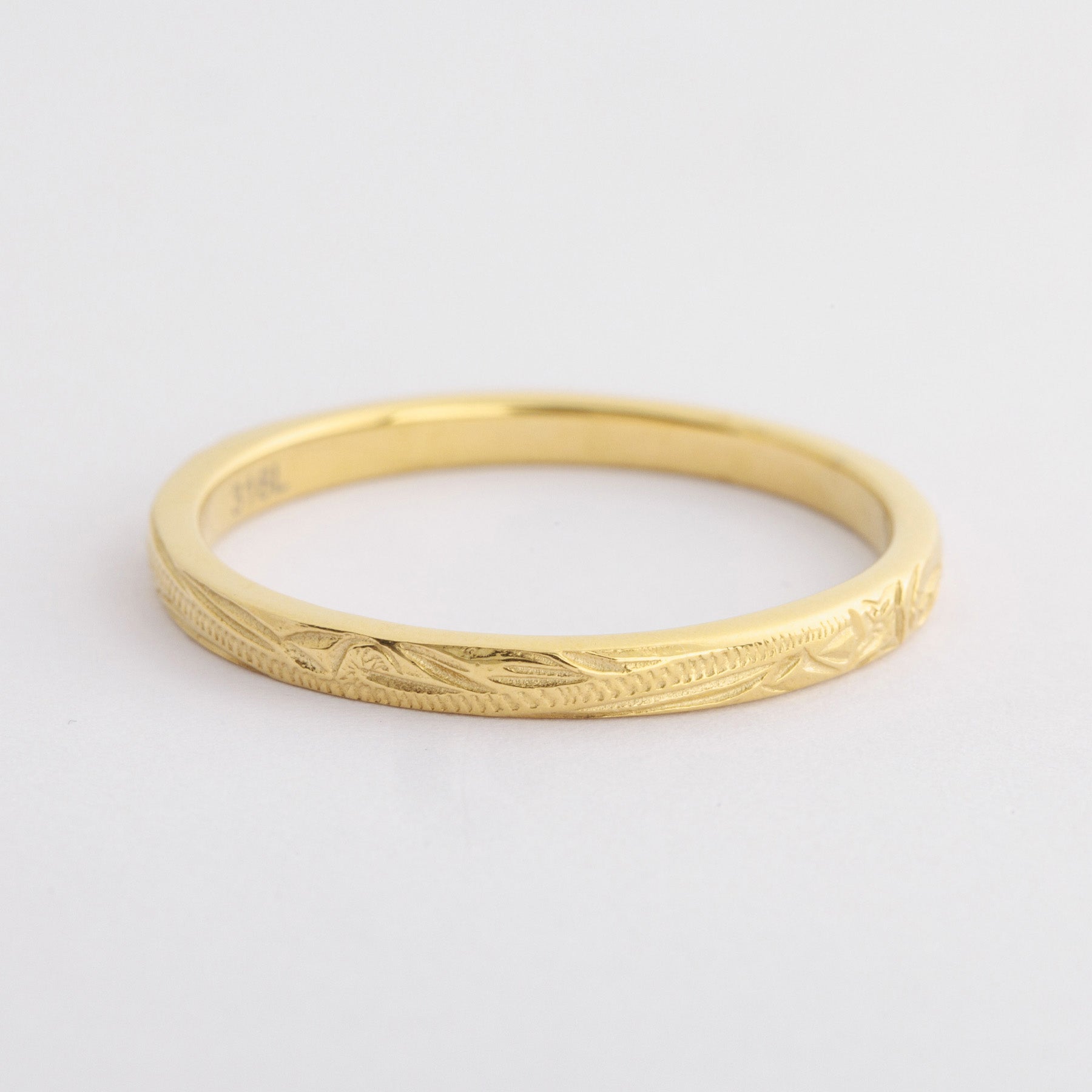 Halo. HAWAIIAN JEWELRY “Skinny” RING (Gold)