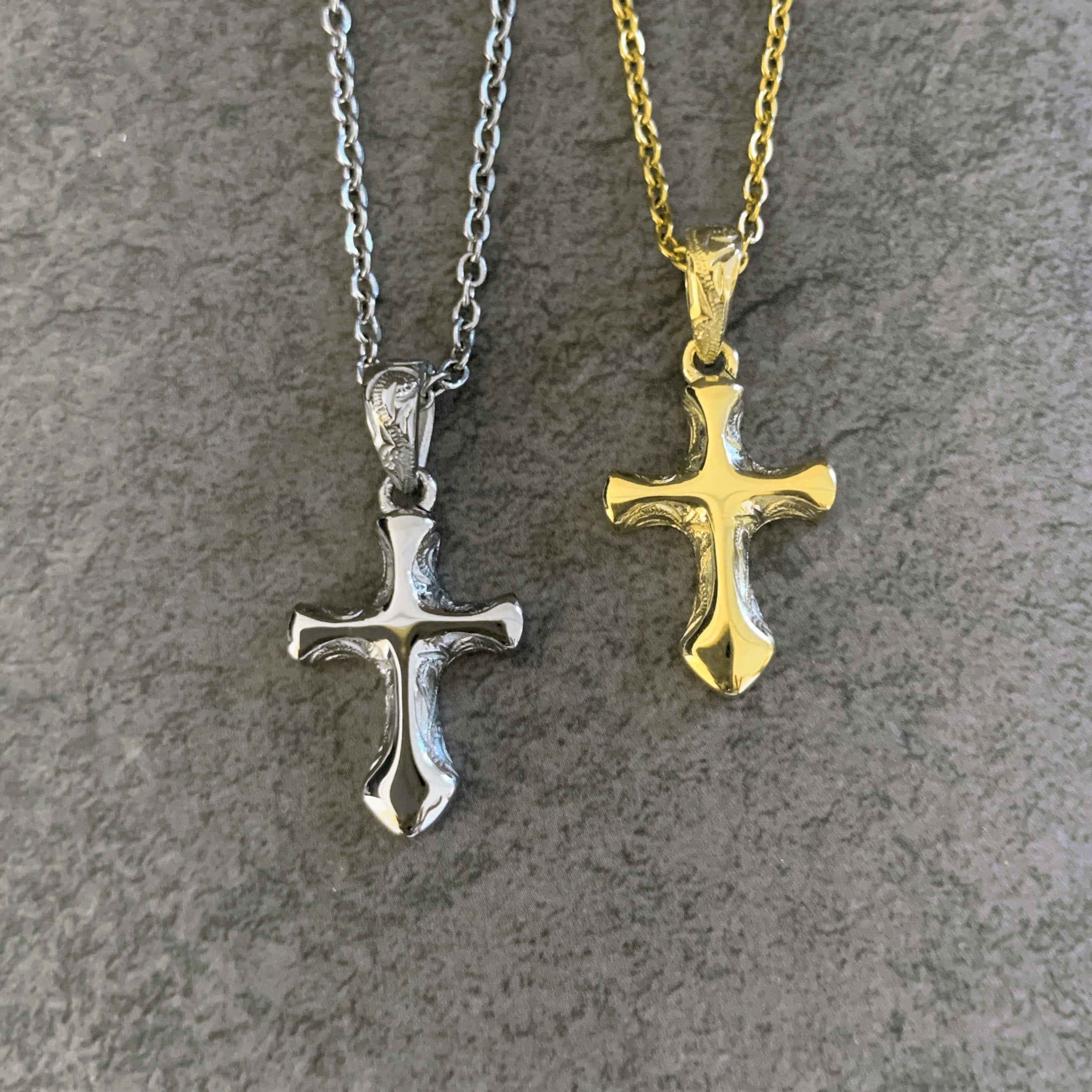 Halo. HAWAIIAN JEWELRY "Cross" PENDANT(Gold)