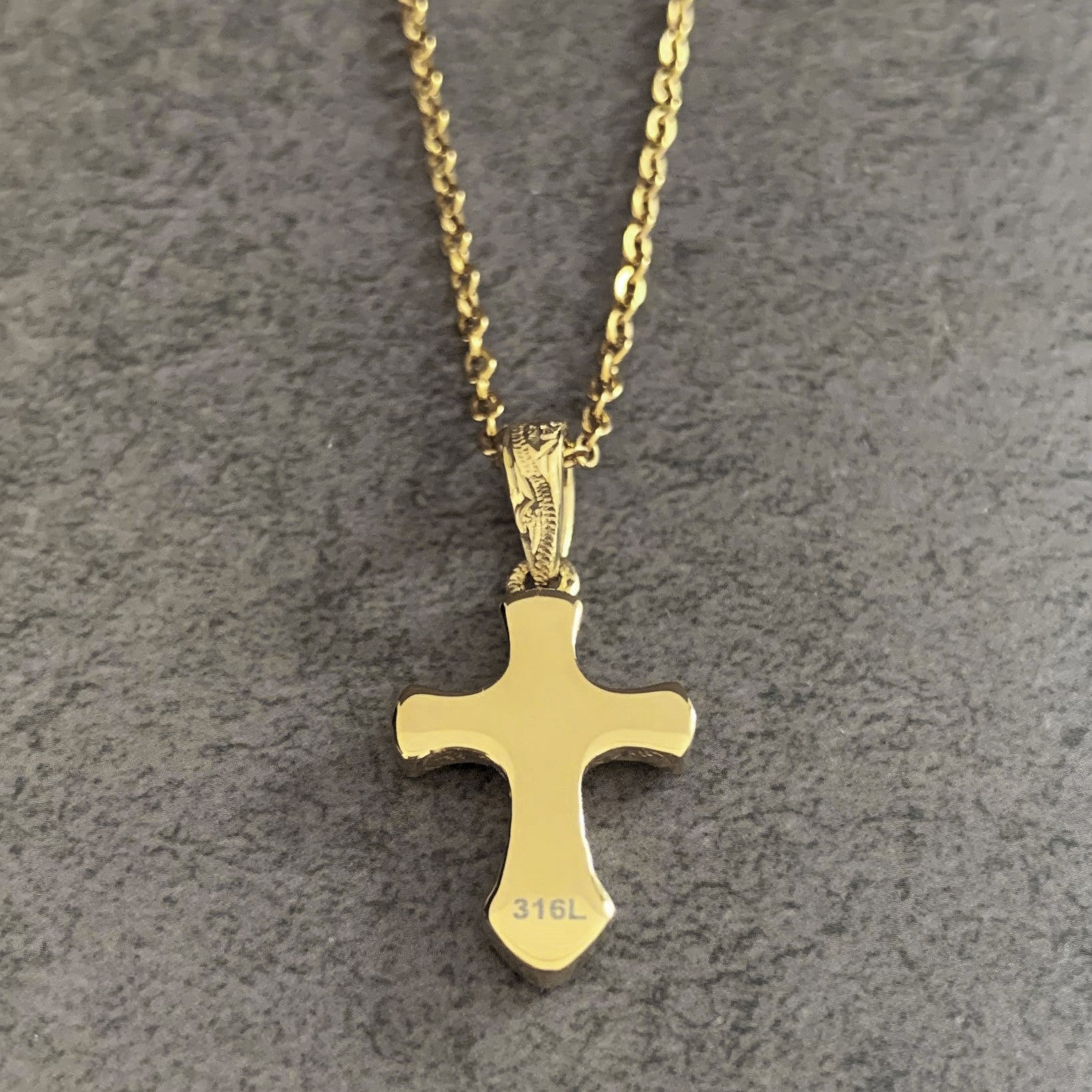 Halo. HAWAIIAN JEWELRY "Cross" PENDANT(Gold)