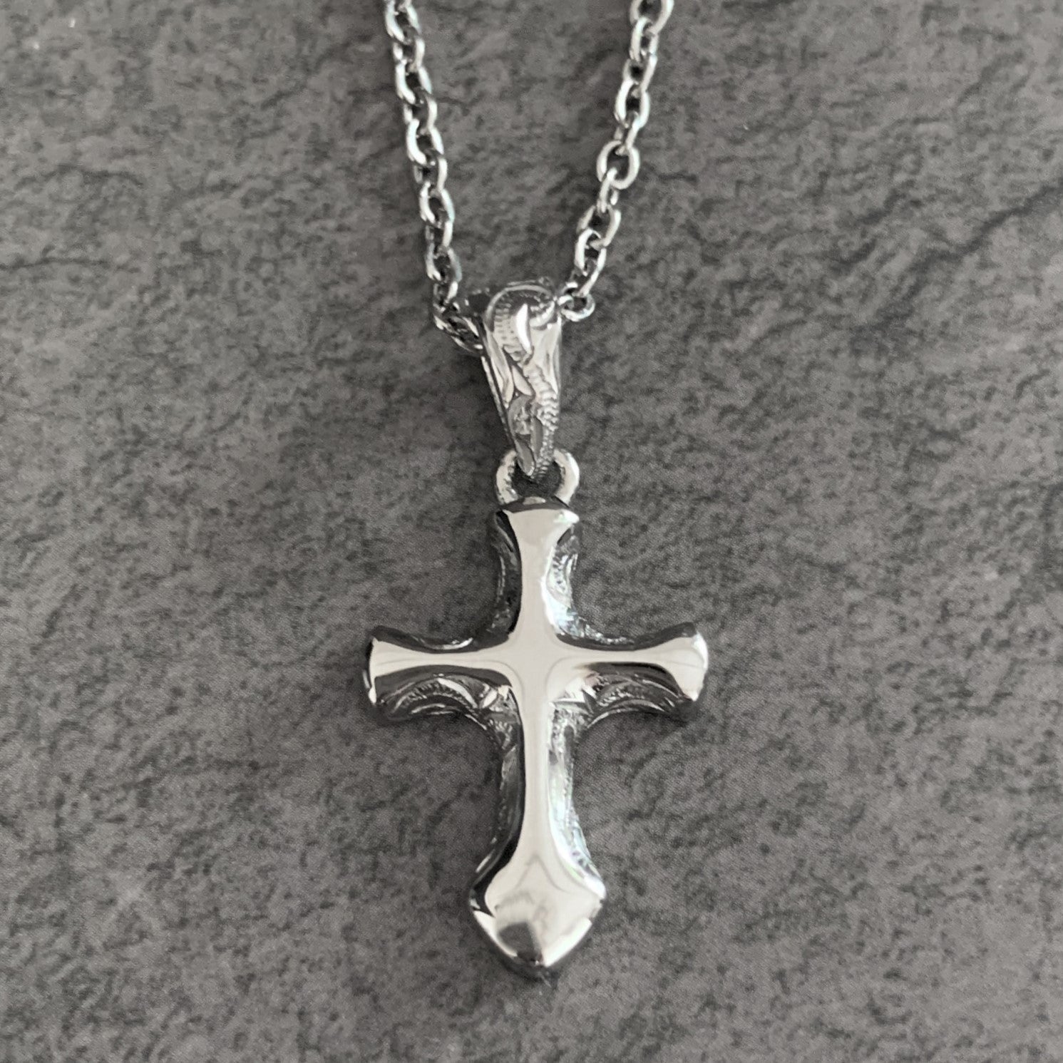 Halo. HAWAIIAN JEWELRY "Cross" PENDANT(Silver)