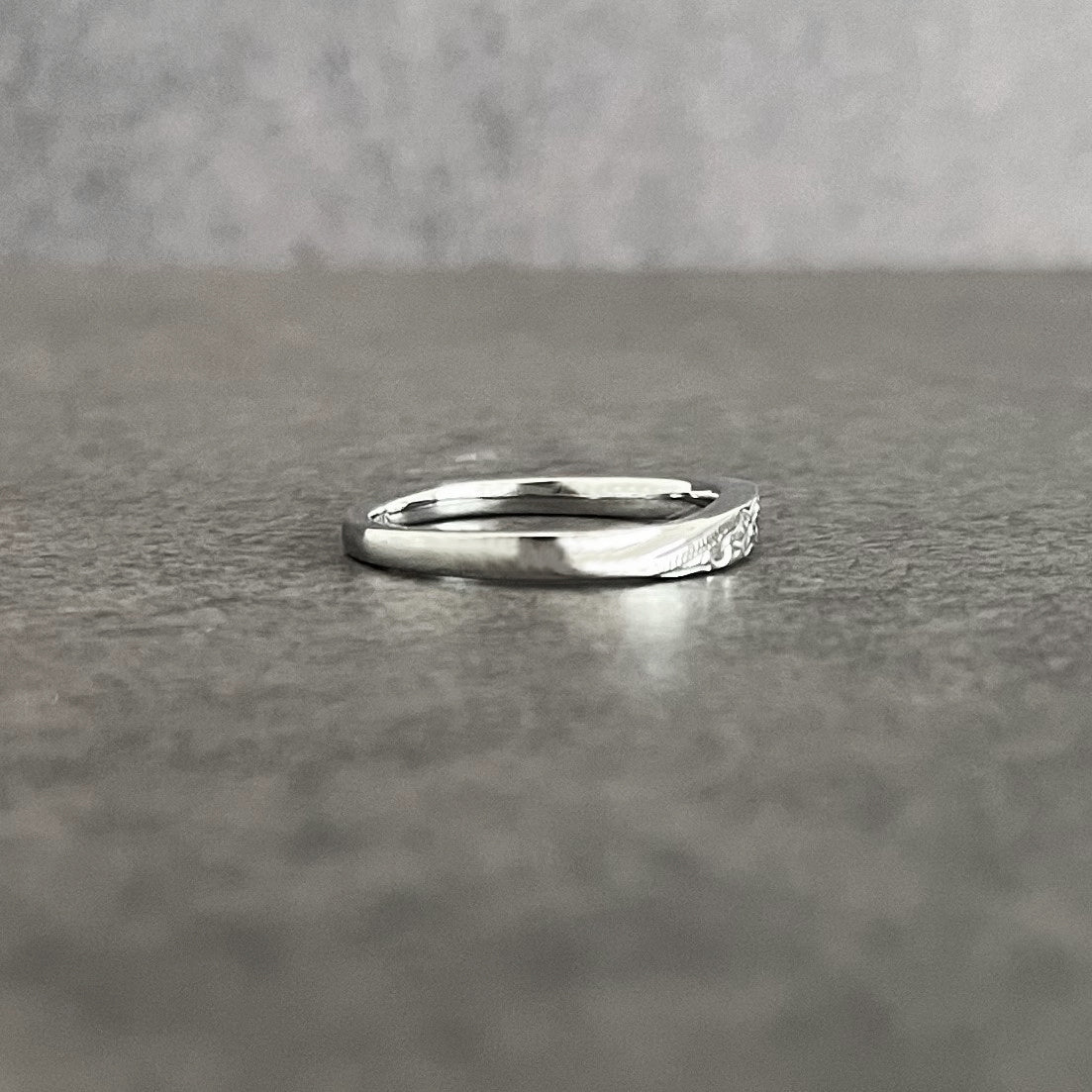 Halo. HAWAIIAN JEWELRY  “Flow” RING (silver)