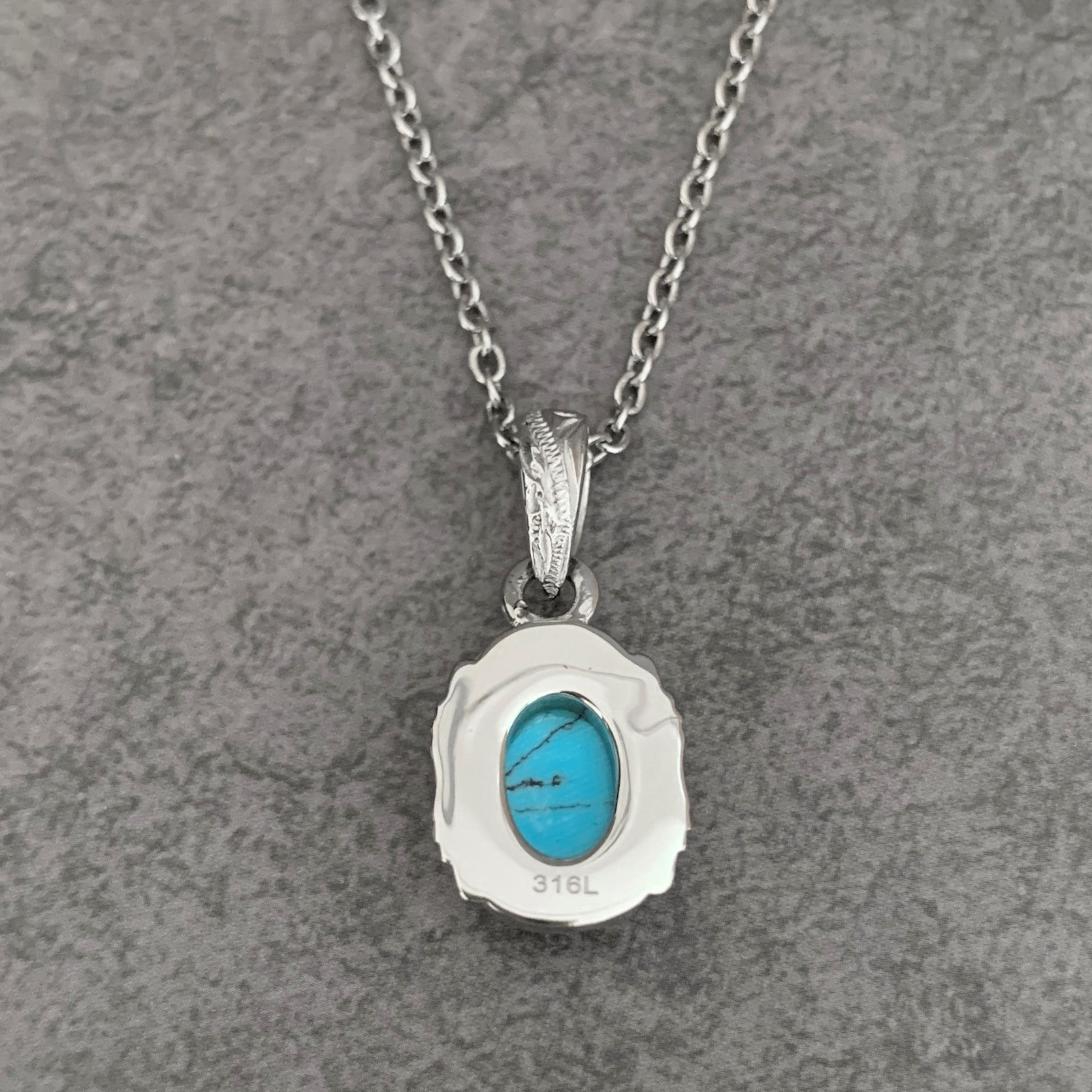 Halo. HAWAIIAN JEWELRY "Turquoise" PENDANT