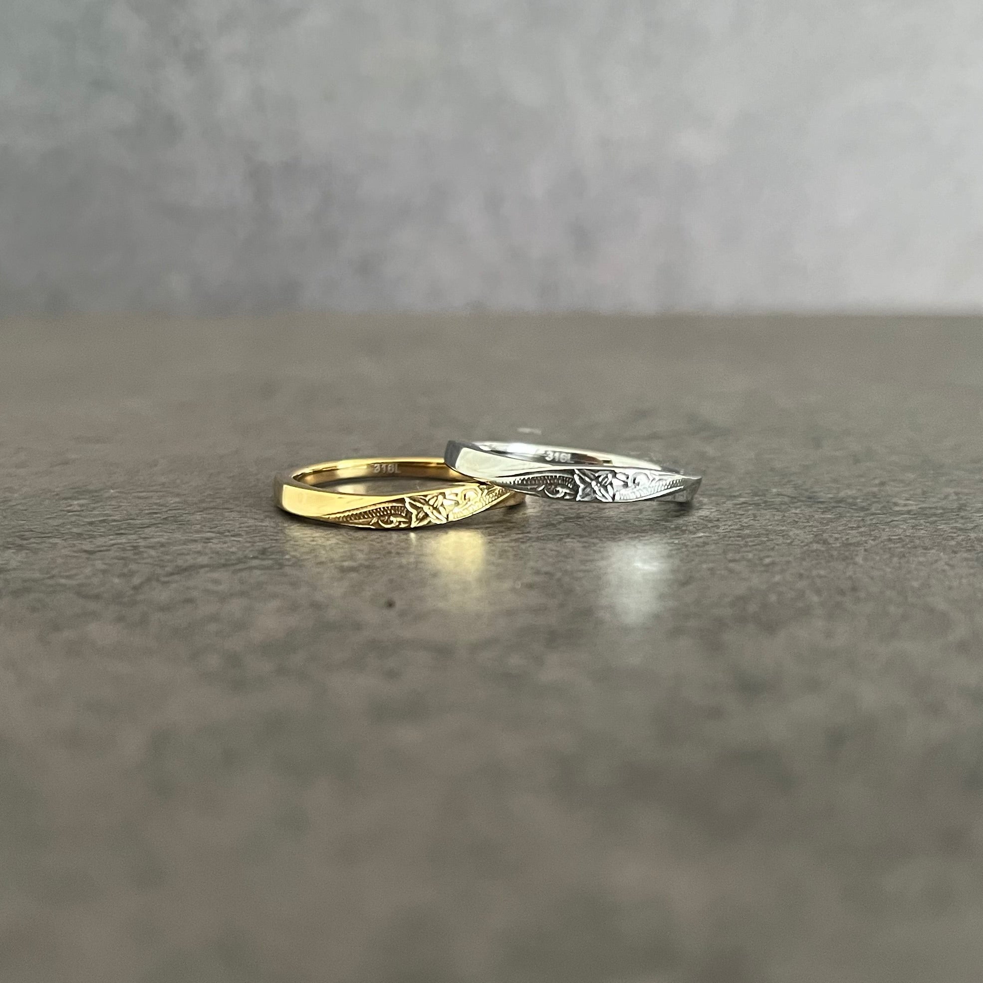 Halo. HAWAIIAN JEWELRY “Flow” RING (Gold)