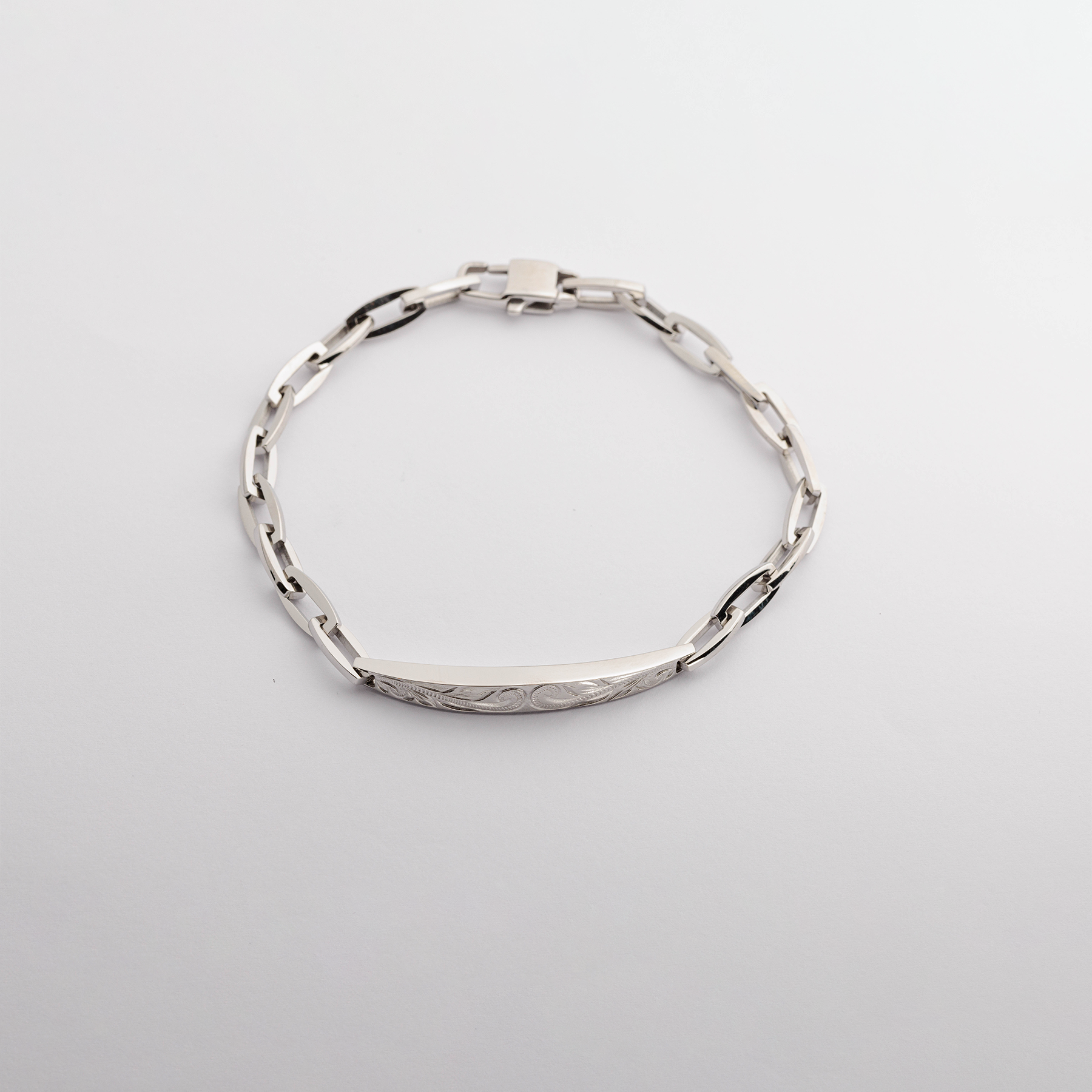 Halo. HAWAIIAN JEWELRY "Wide Chain" BRACELET