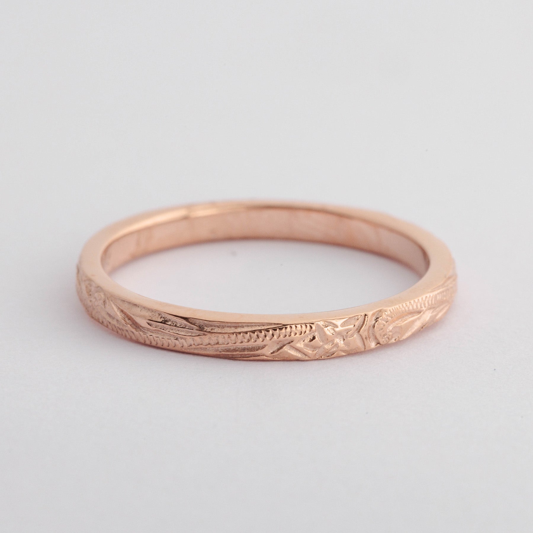 Halo. HAWAIIAN JEWELRY “Skinny” RING (Rose)