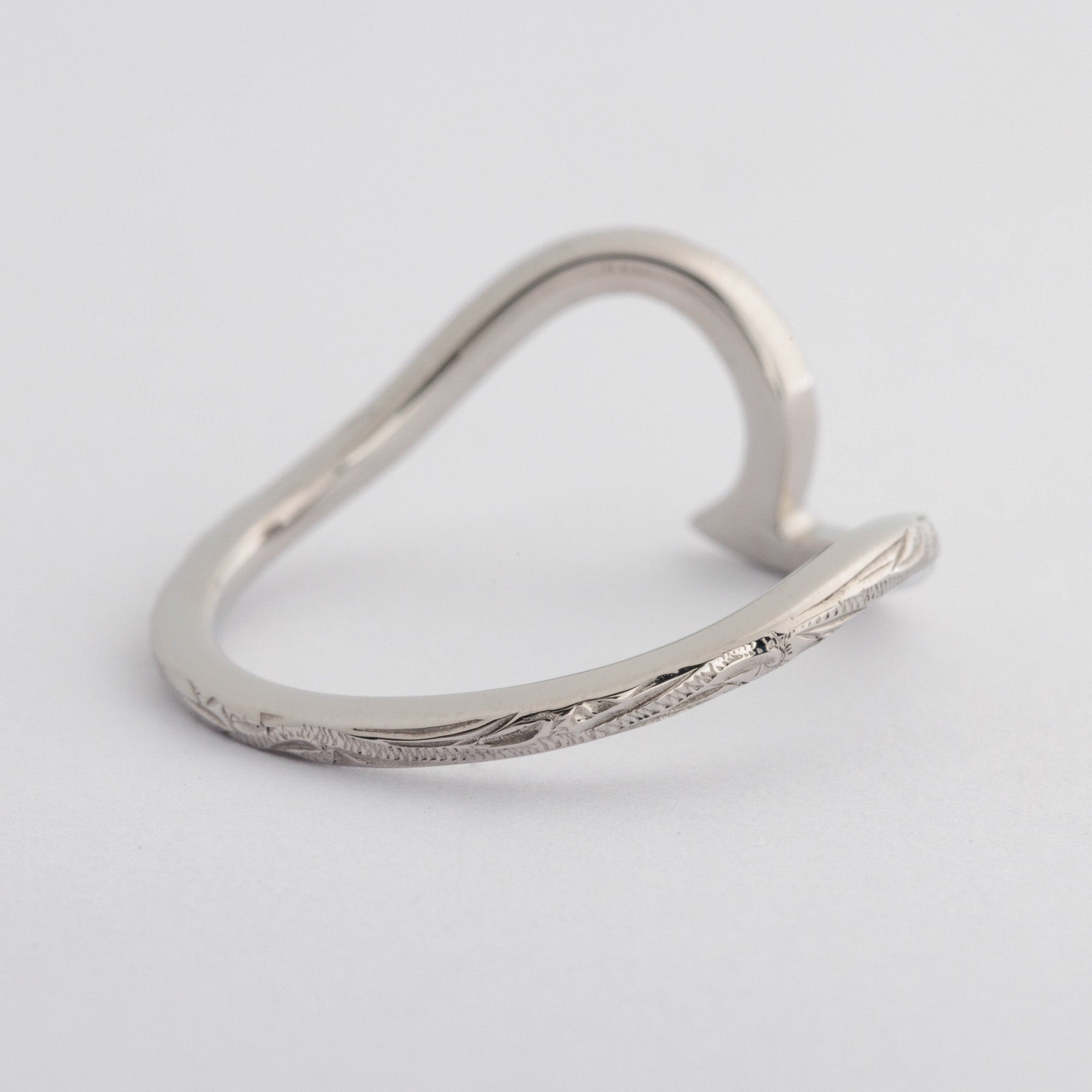 Halo. HAWAIIAN JEWELRY ”Wave” RING (silver)