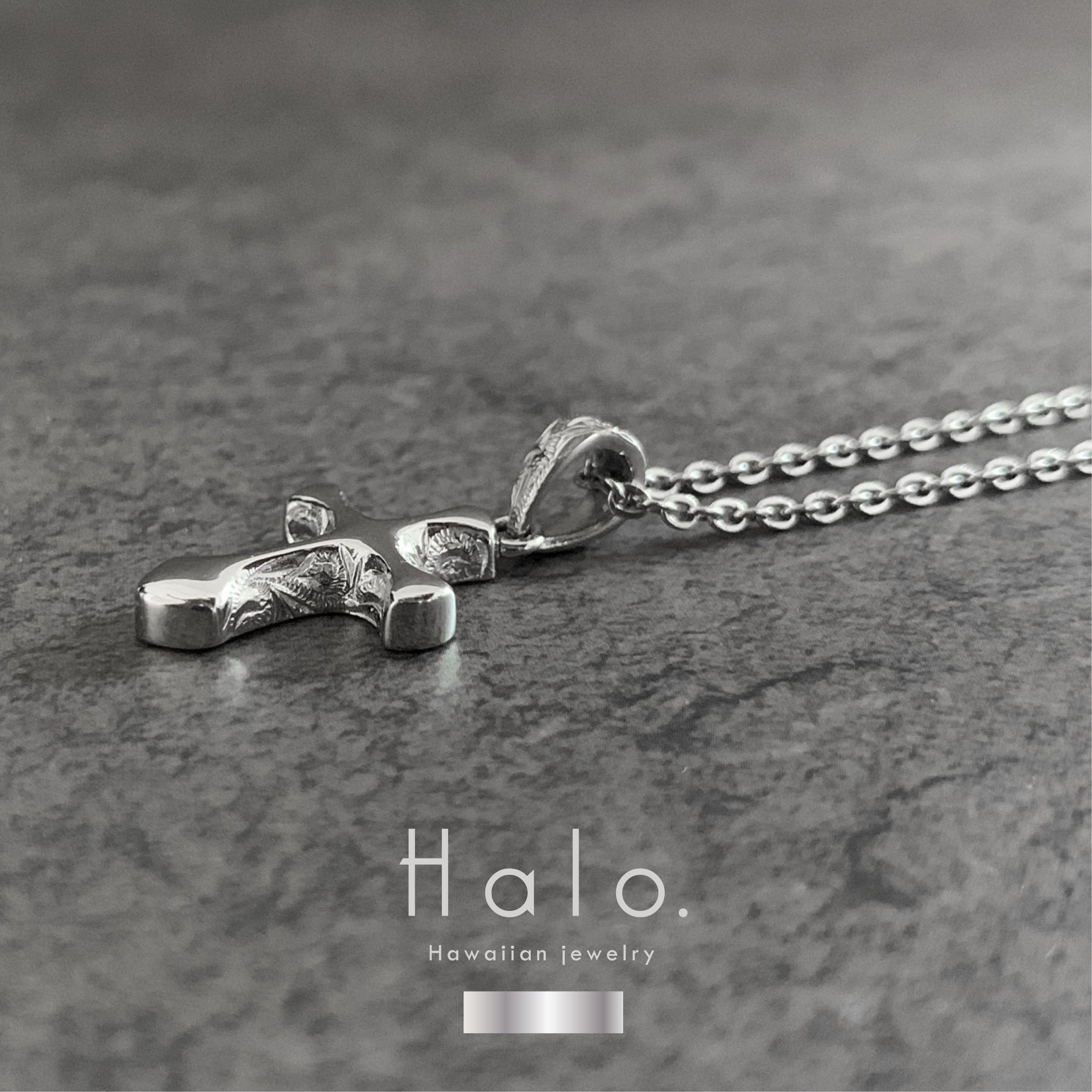 Halo. HAWAIIAN JEWELRY "Cross" PENDANT(Silver)