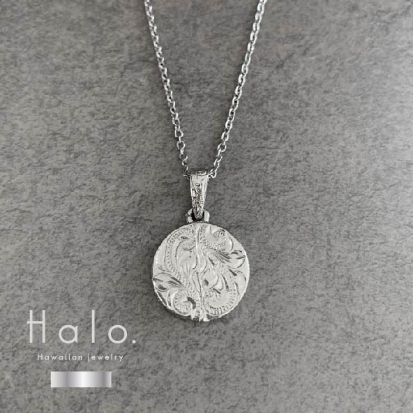 Halo. HAWAIIAN JEWELRY "Reversible Coin" PENDANT(Silver)